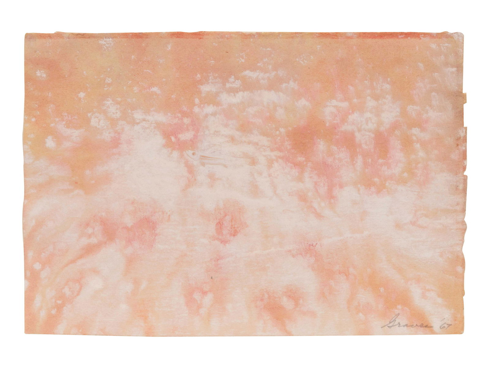 Morris Graves (American, 1910-2001) Minnow, 1967: Morris Graves (American, 1910-2001) Minnow, 1967 tempera on paper signed Graves and dated (lower right) 8 ½ x 12 ½ inches Provenance: Willard Gallery, New York Jack Tilton Gallery, New York