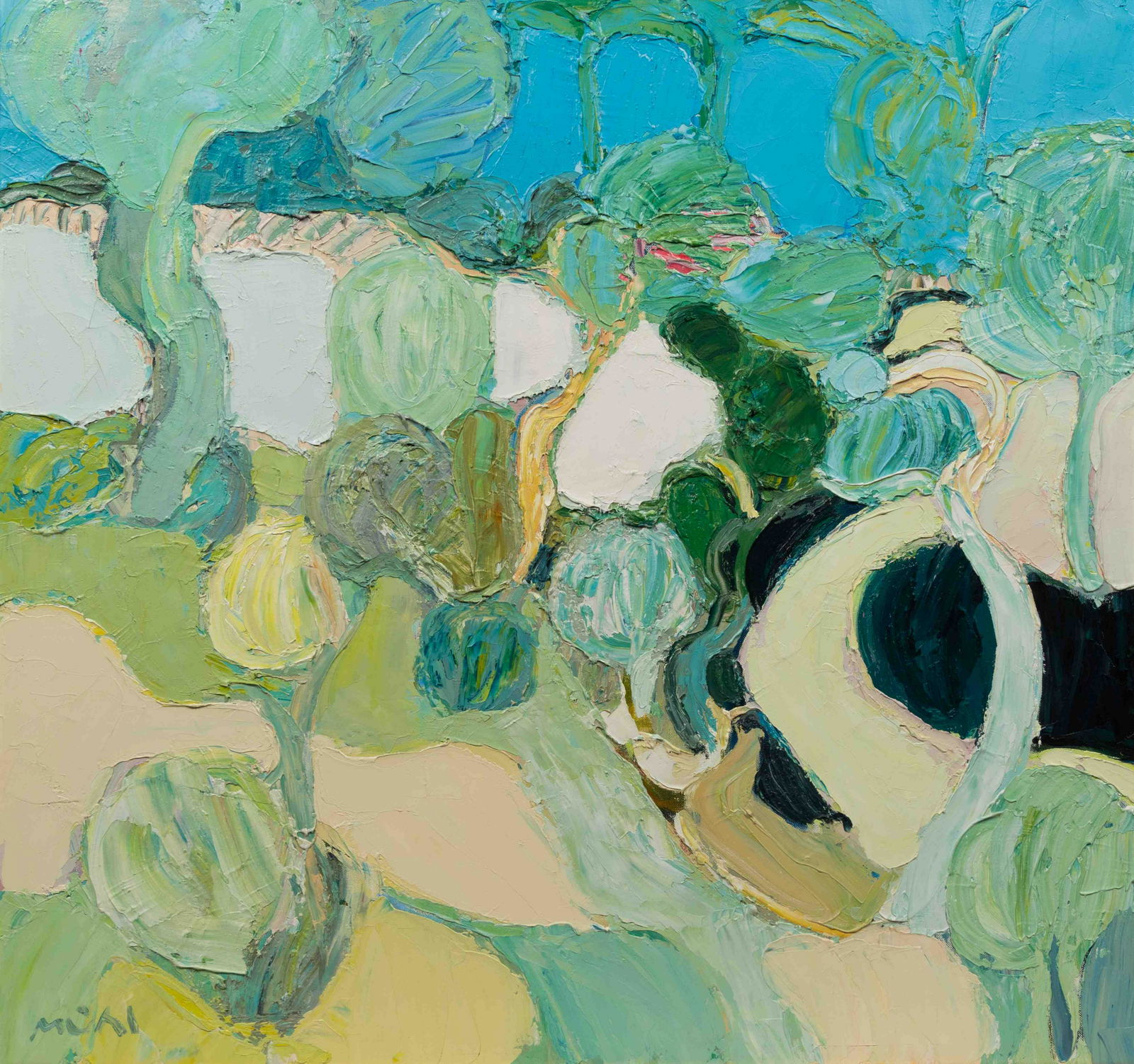Roger Muhl (French/German, 1929-2008) Jardin a Cannes (1 of 5)