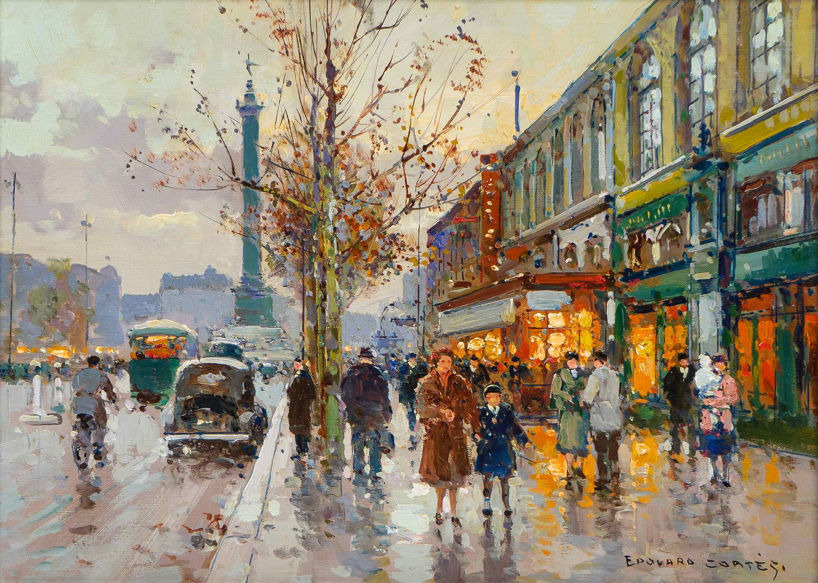 Edouard Leon Cortes (French, 1882-1969) Place de la (1 of 6)