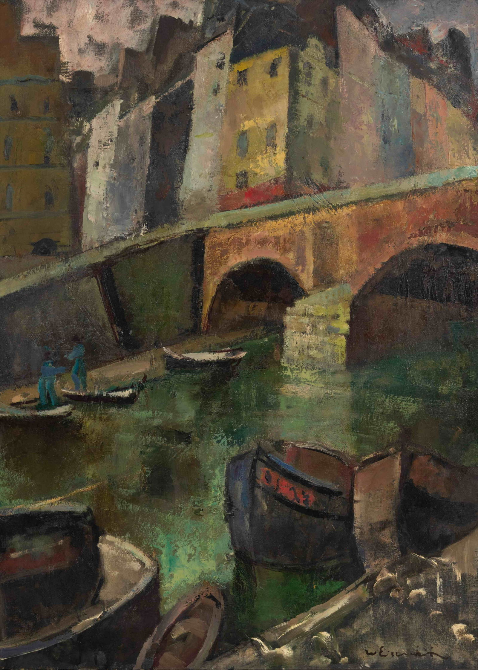 Willy Eisenschitz (Austrian, 1889-1974) Le Pont Marie a (1 of 1)
