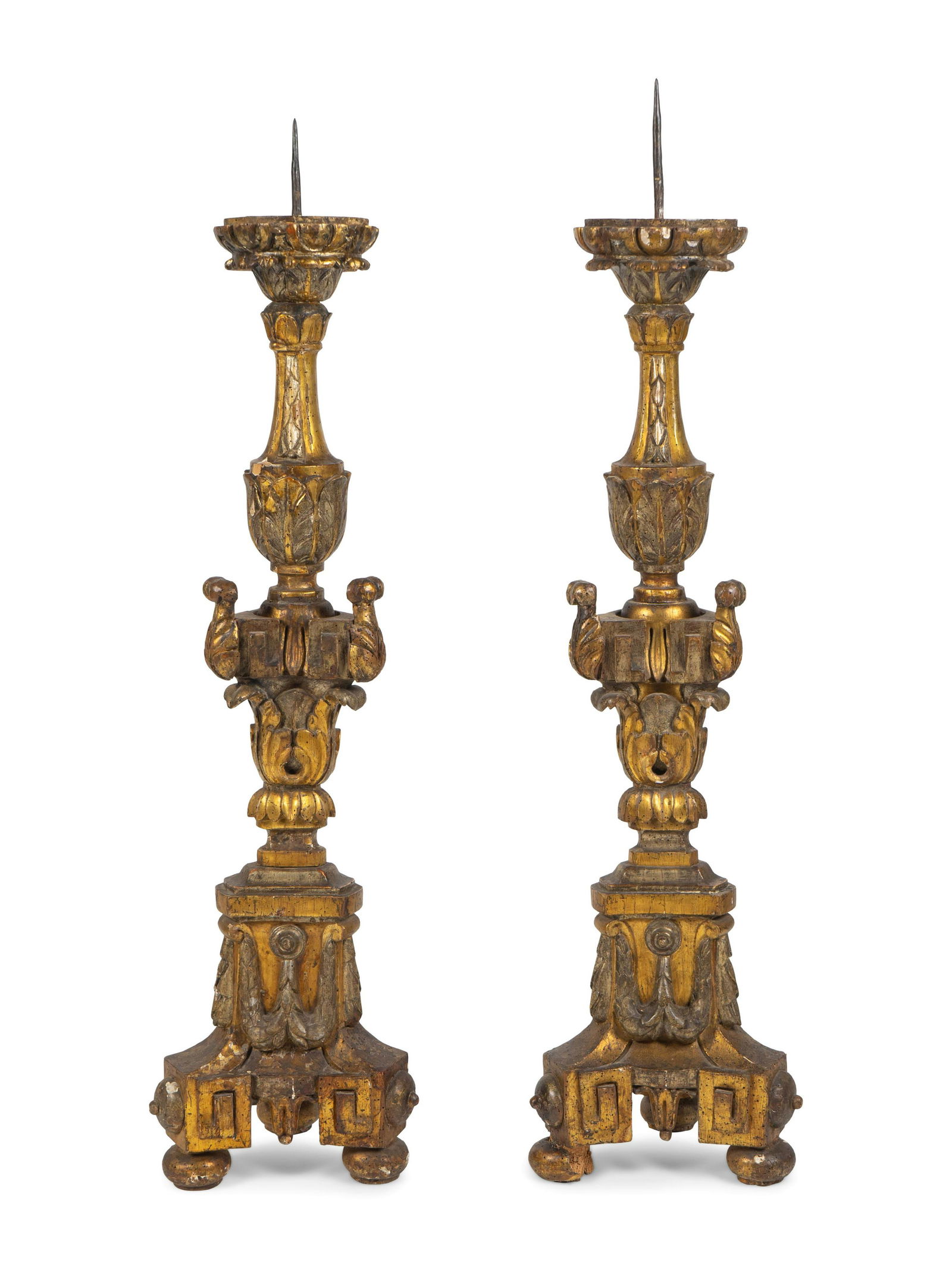 A Large Pair of  Italian Baroque Style Giltwood (1 of 1)