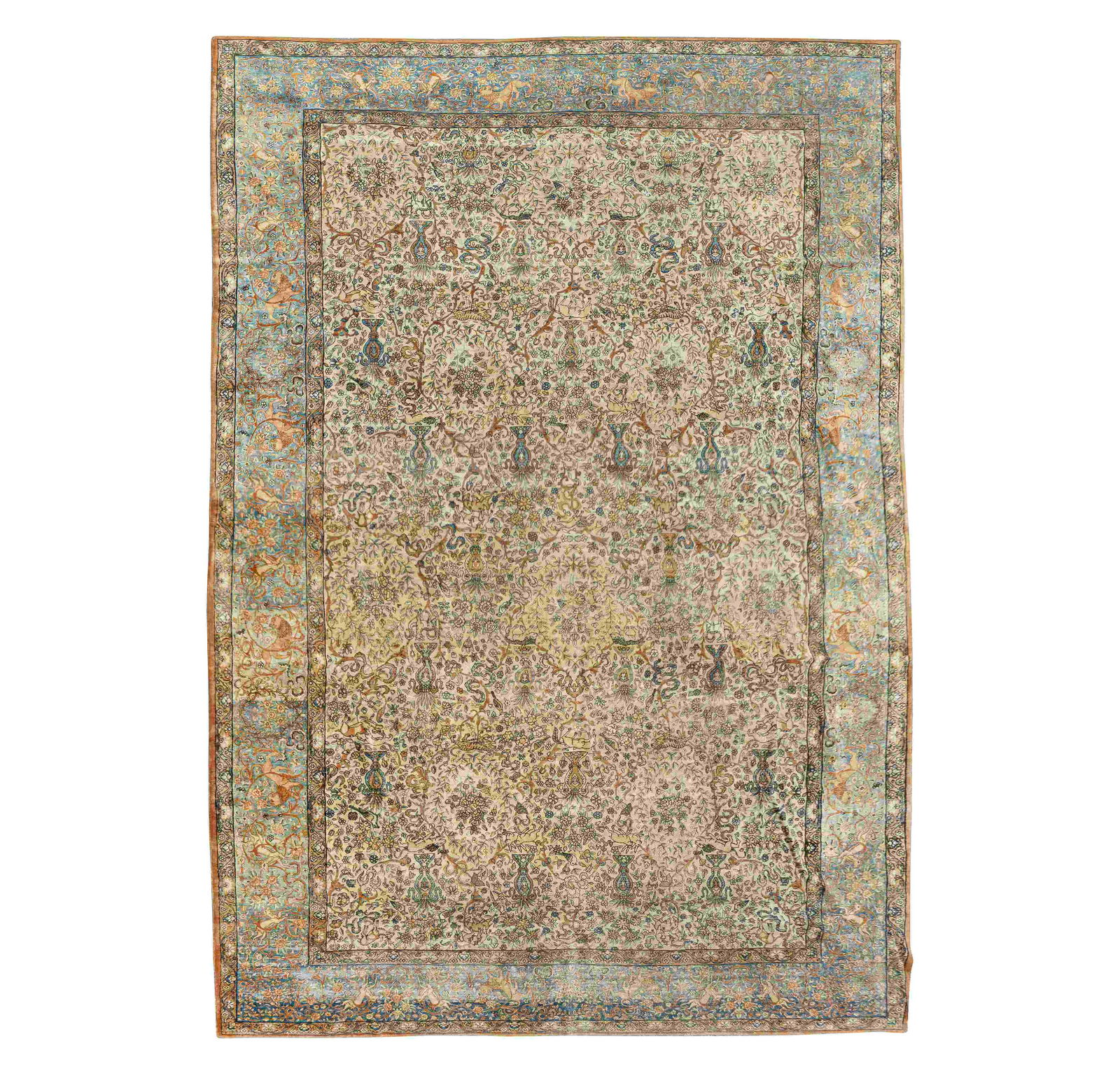 A Kerman Wool Rug 18 feet x 11 feet 4 inches. (1 of 1)