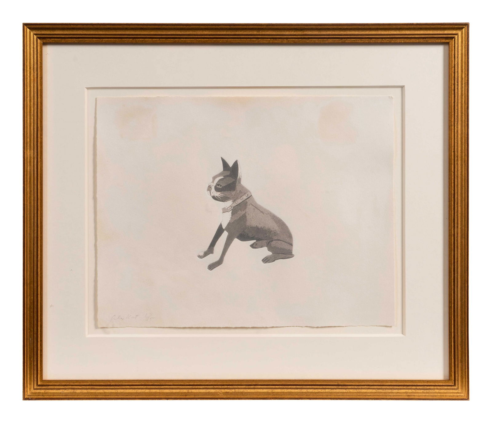 Alex Katz (American, b. 1927) The Dog, 1978: Alex Katz (American, b. 1927) The Dog, 1978 aquatint signed and numbered 12/35 in pencil sheet: 10 1/8 x 13 inches. *to confirm*