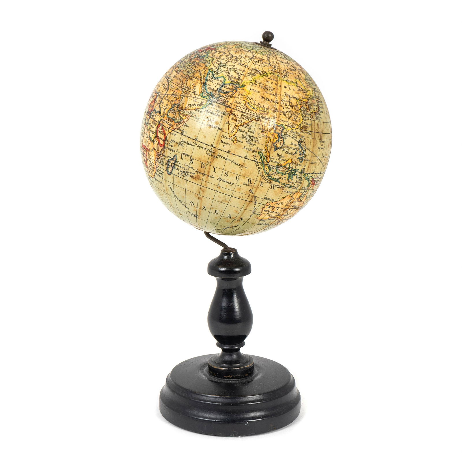 A German Table Globe Height 9 inches. (1 of 1)