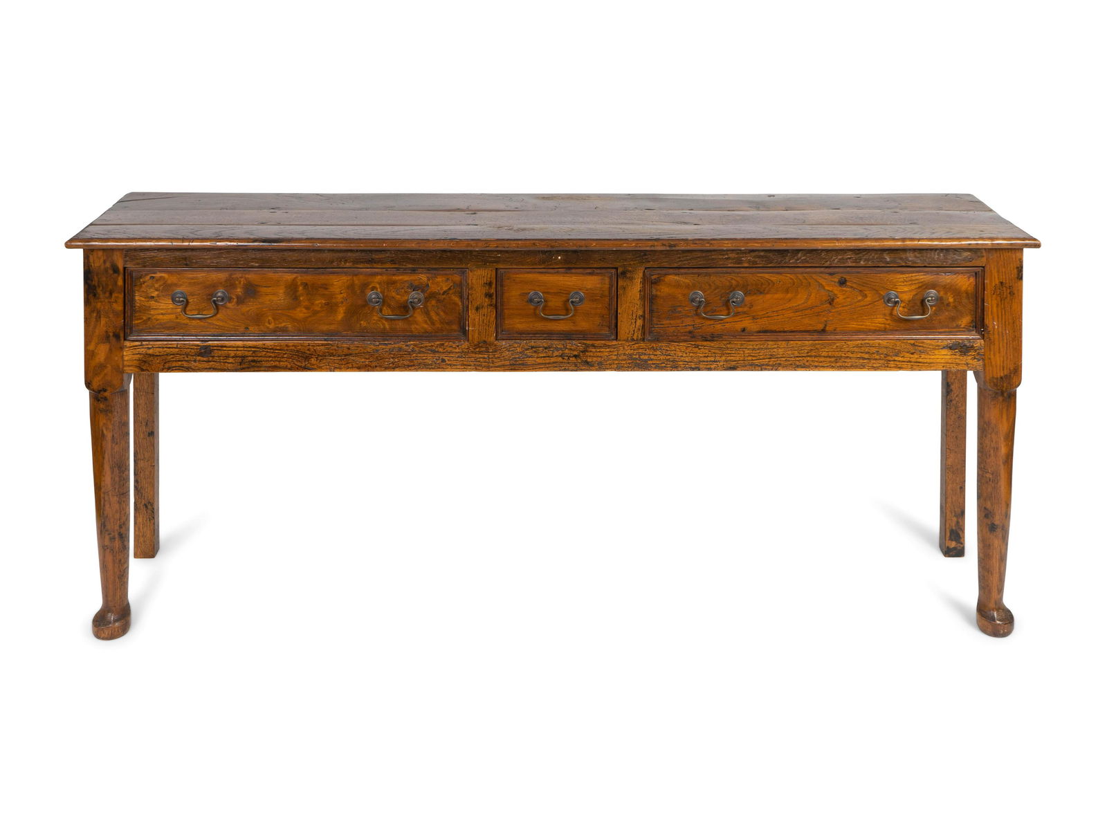 A George III Style Oak Dresser Base Height 31 x length (1 of 1)