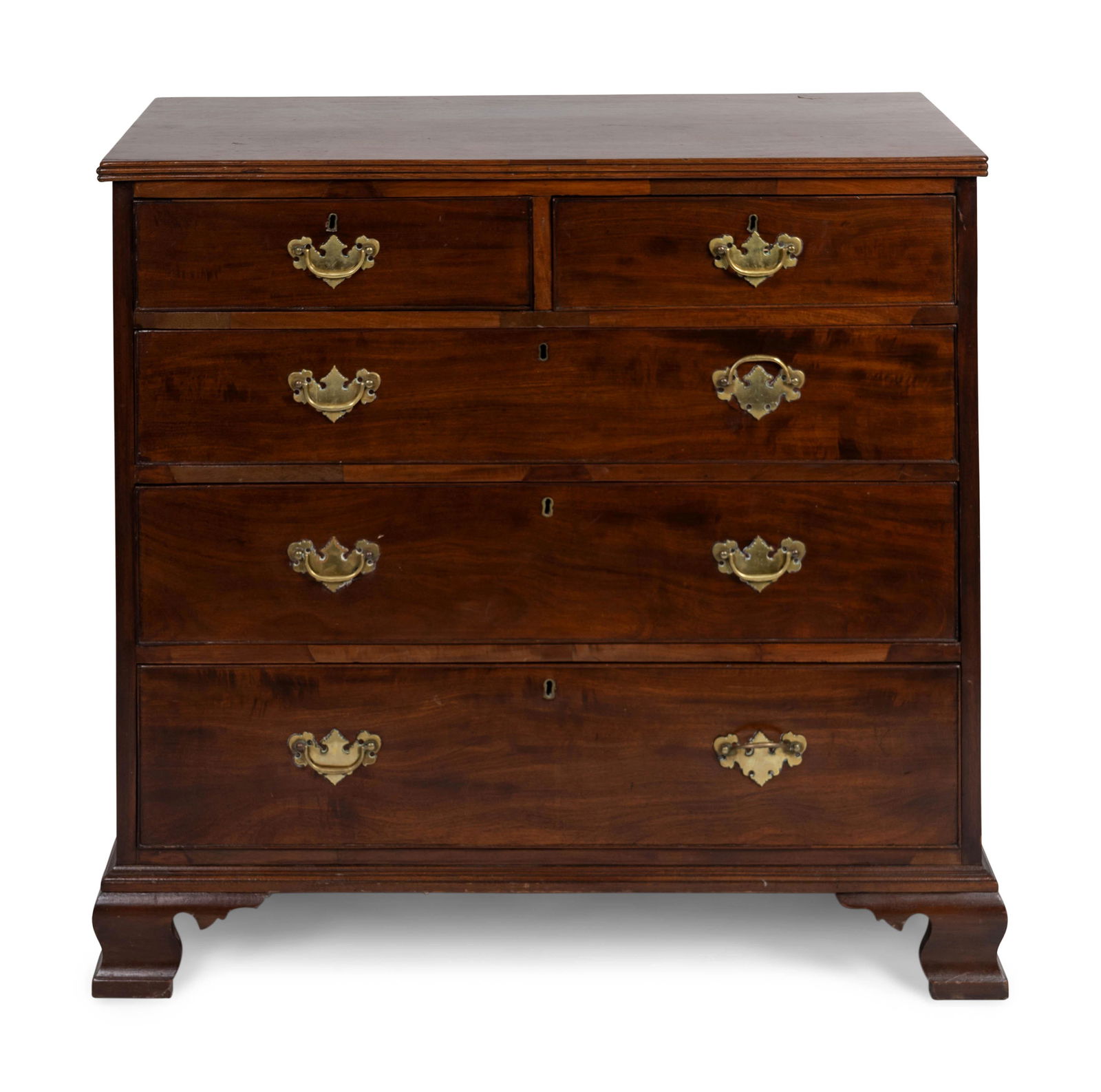 A Chippendale Style Mahogany Chest of Drawers Height 37 (1 of 2)