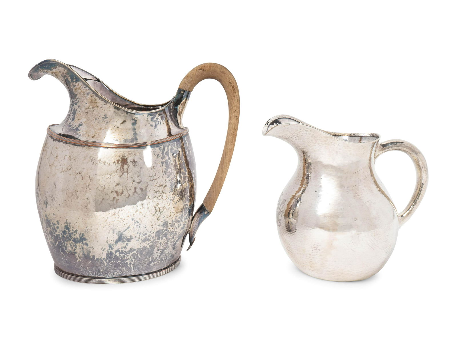 A Gorham Silver Pitcher and an American Hammered (1 of 1)