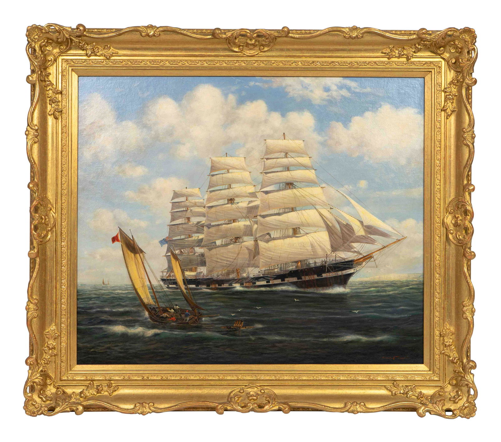 Richard Temple (British, 19th/20th Century) Two Marine (1 of 5)