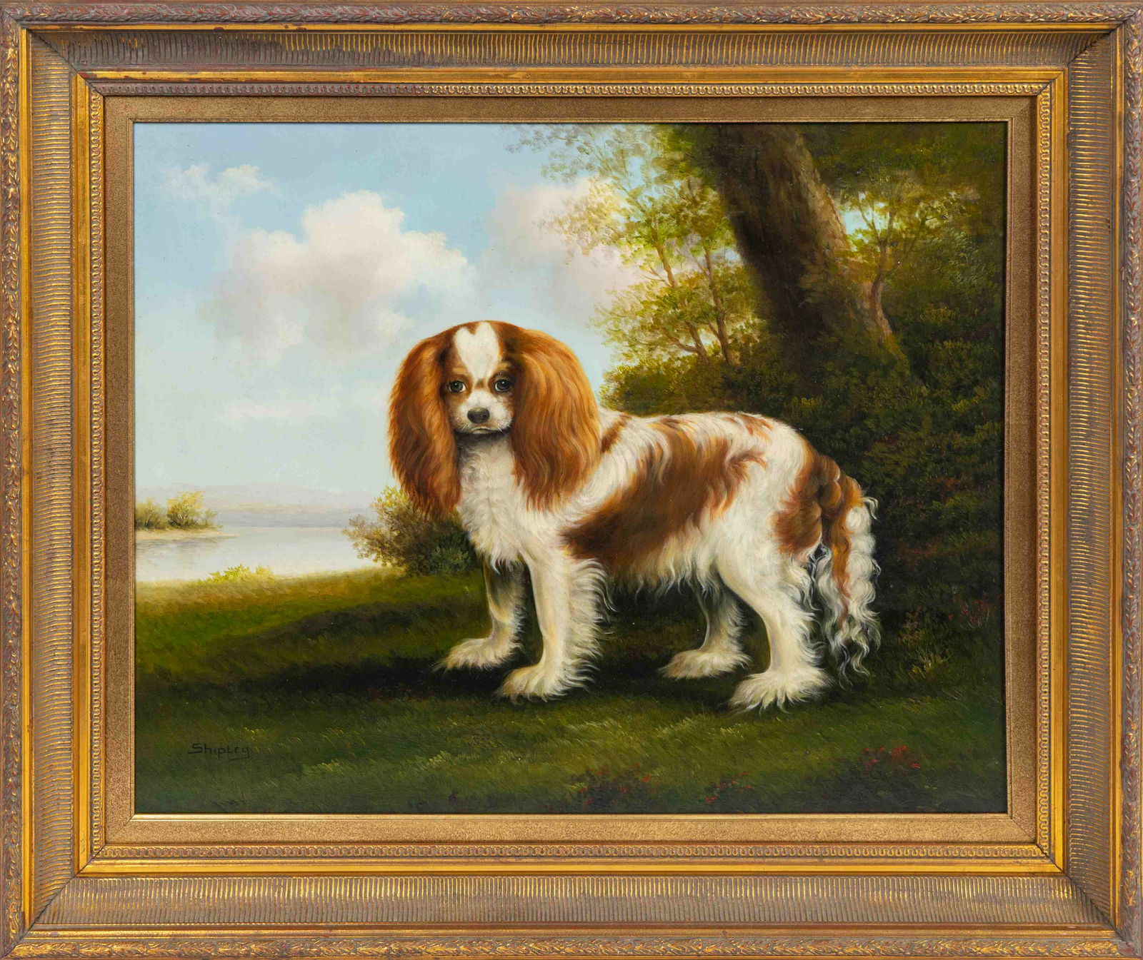 American School, Early 20th Century King Charles Cocker (1 of 3)