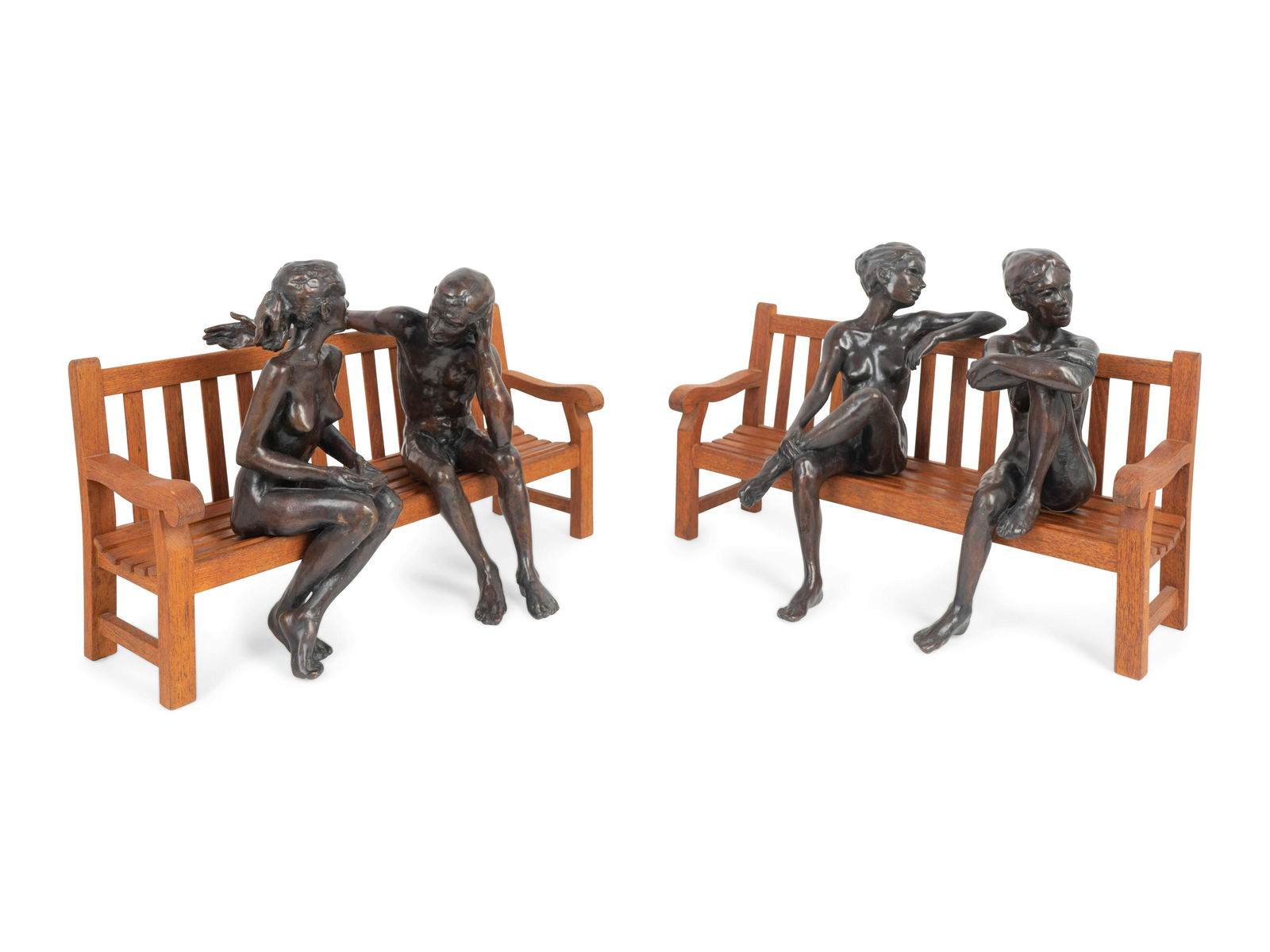 Desmond Fountain (English, b. 1946) Untitled (Figures (1 of 2)