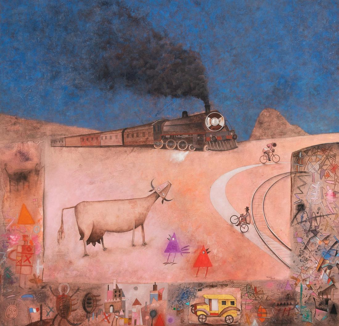 Teodulo Romulo (Mexican, b. 1943) Adios Mi (1 of 6)