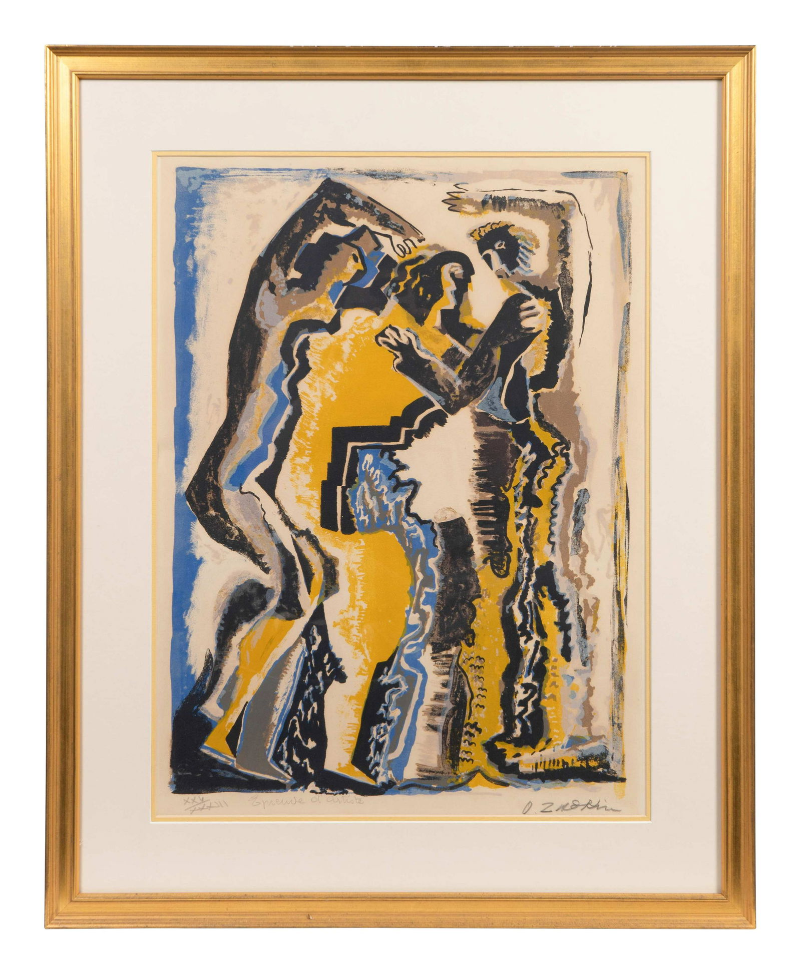 Ossip Zadkine (French/Russian, 1888-1967) Untitled (1 of 2)