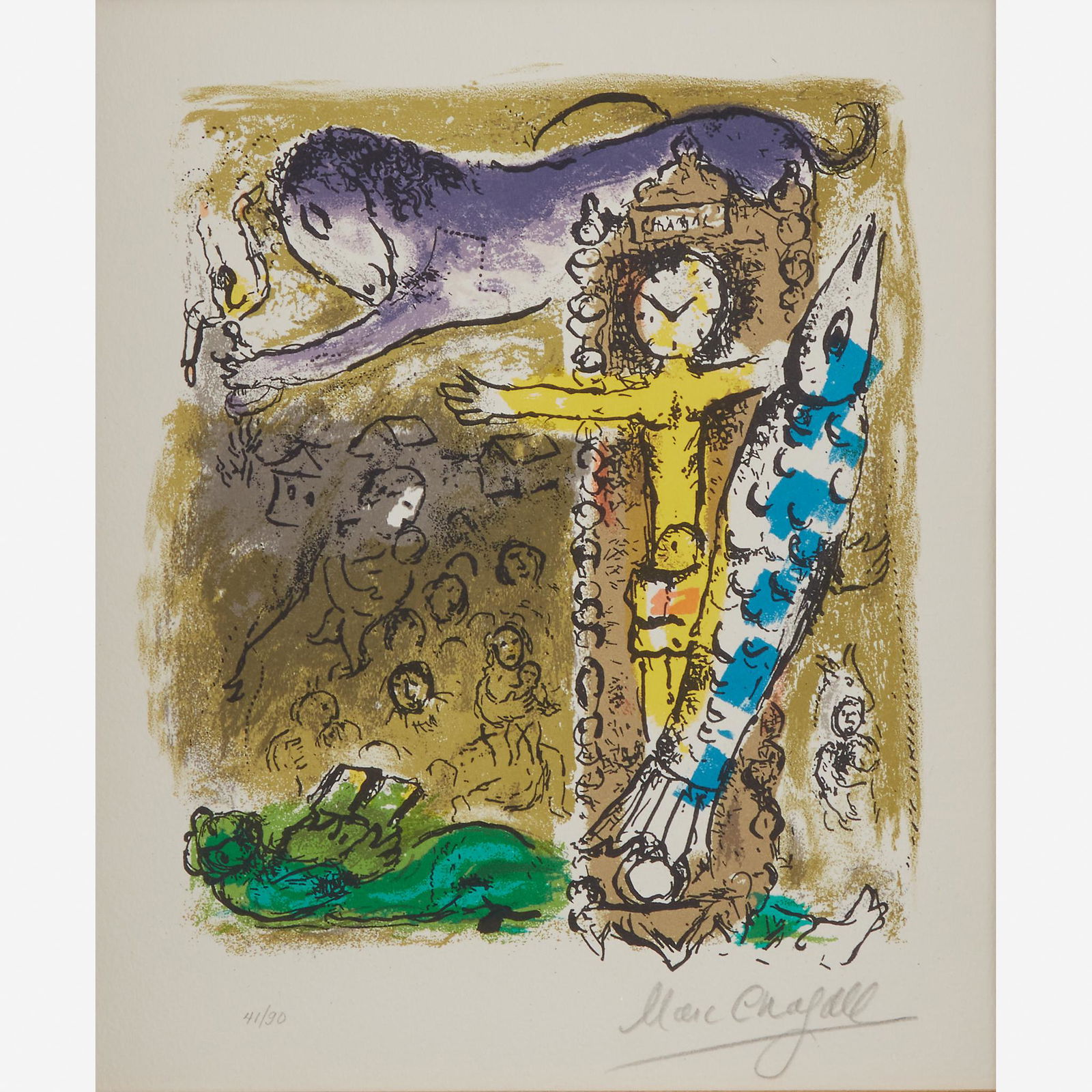 Marc Chagall (French/Russian, 1887–1985), , Christ in (1 of 1)