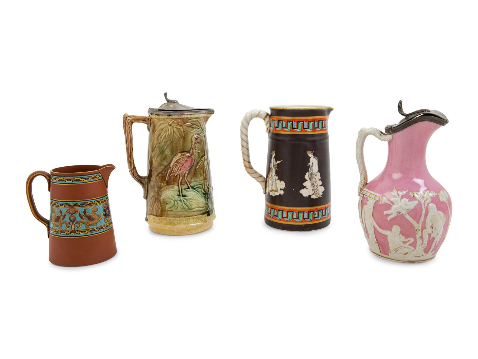 Four Porcelain Pitchers (1 of 3)