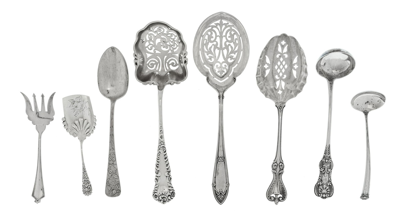 An Assorted Group of Silver Serving Pieces (1 of 3)