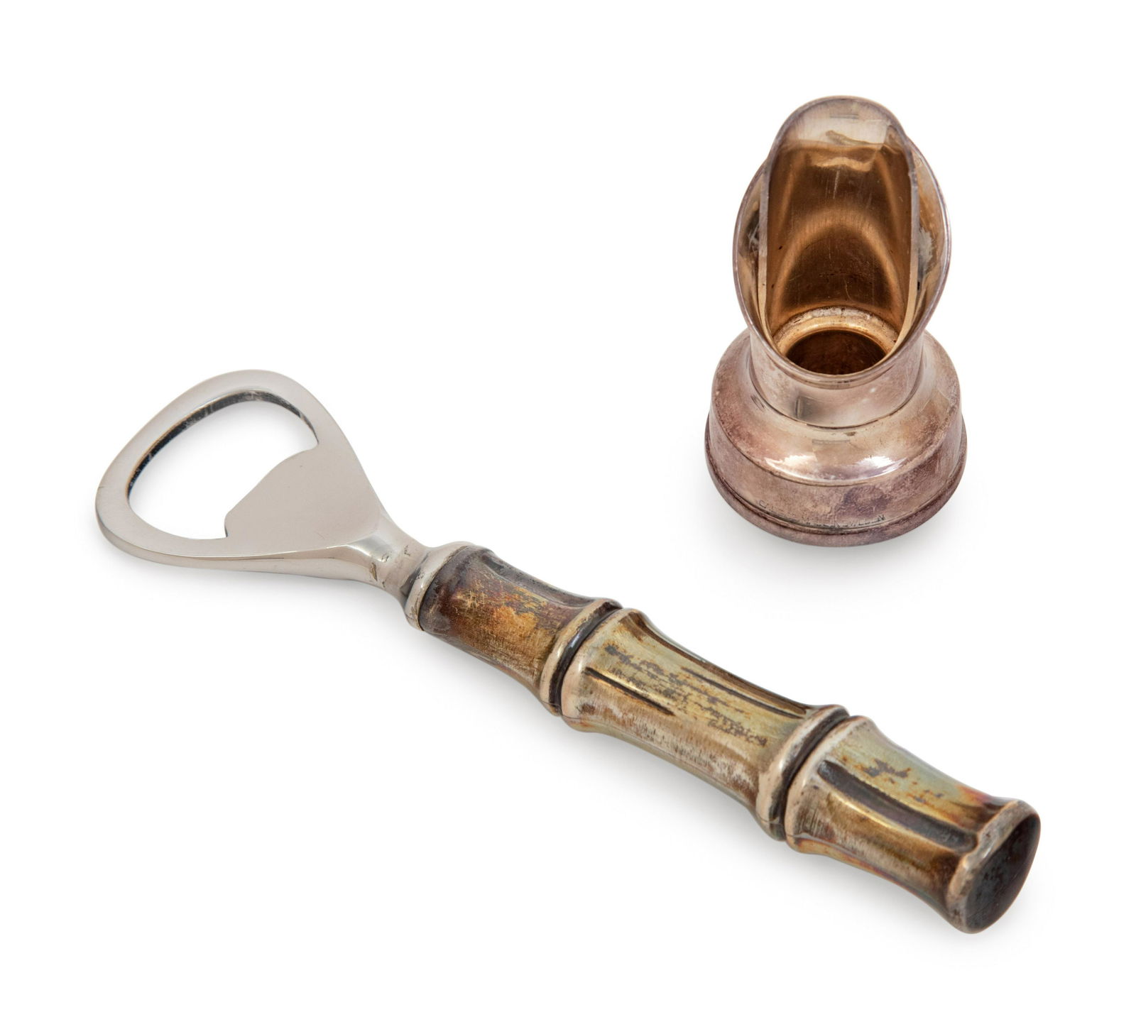 A Tiffany & Co. Silver Bamboo Pattern Bottle Opener (1 of 3)