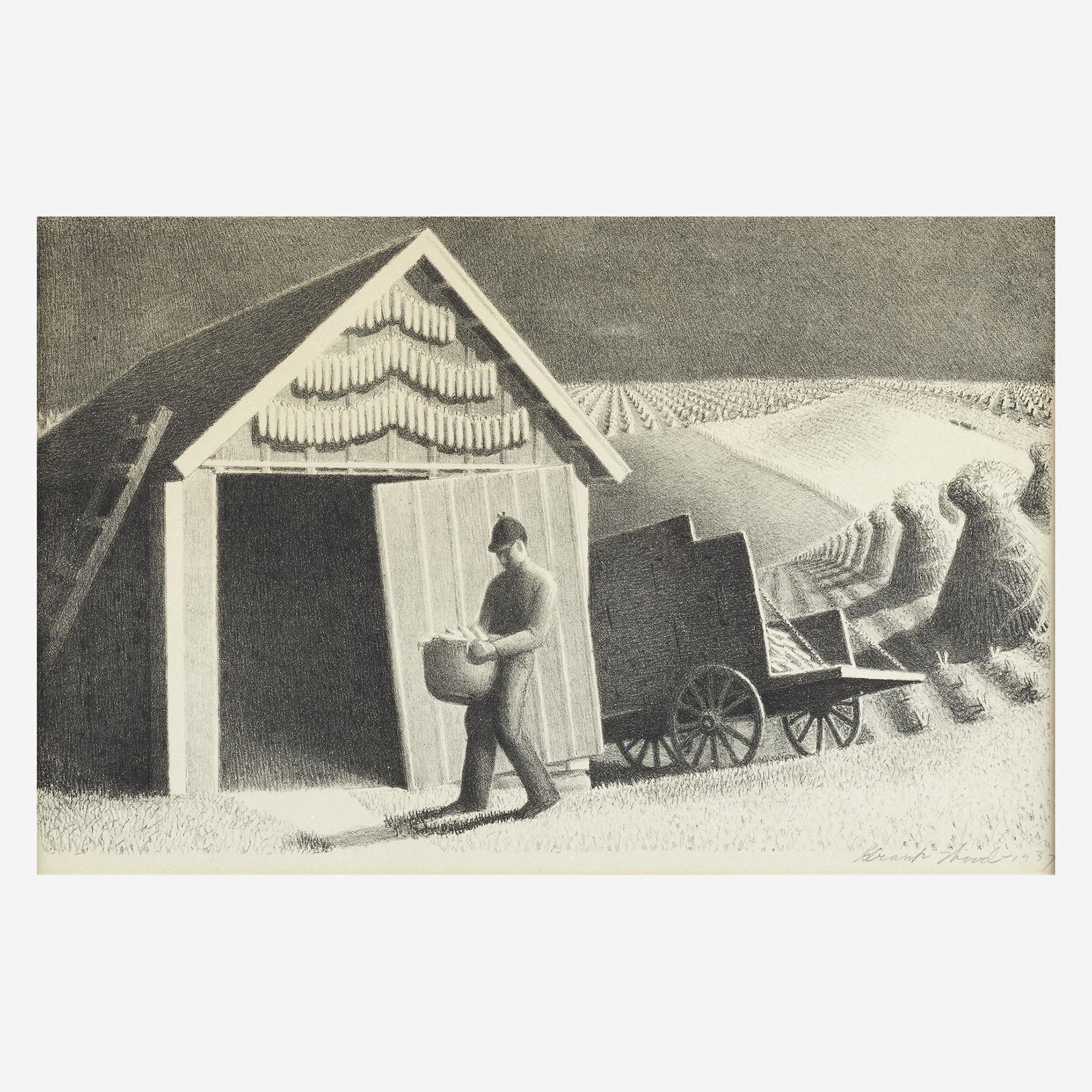 Grant Wood (American, 1891–1942), , Seed Time and (1 of 1)