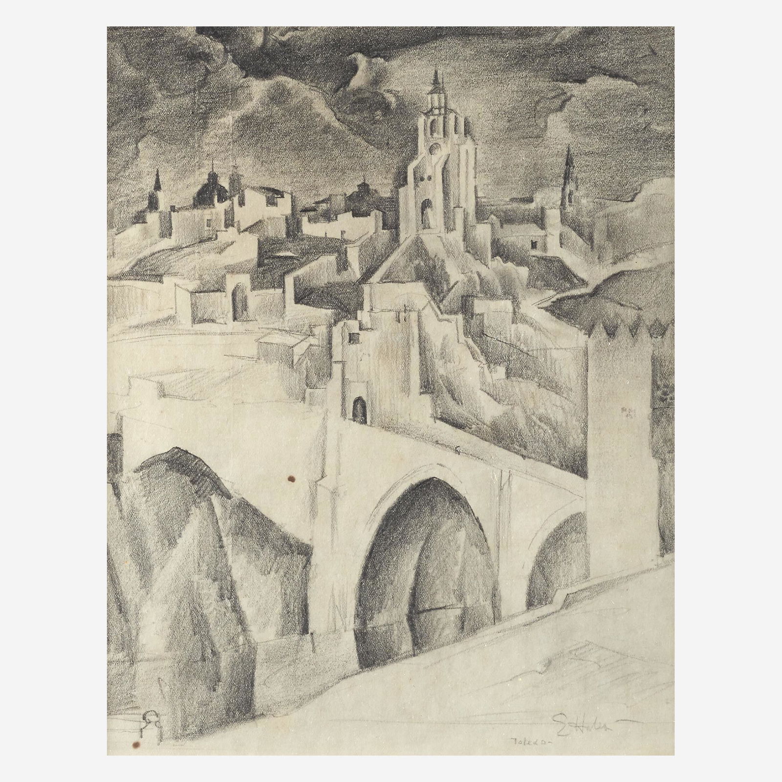 Earl Horter (American, 1881–1940), , Toledo (Study) (1 of 1)