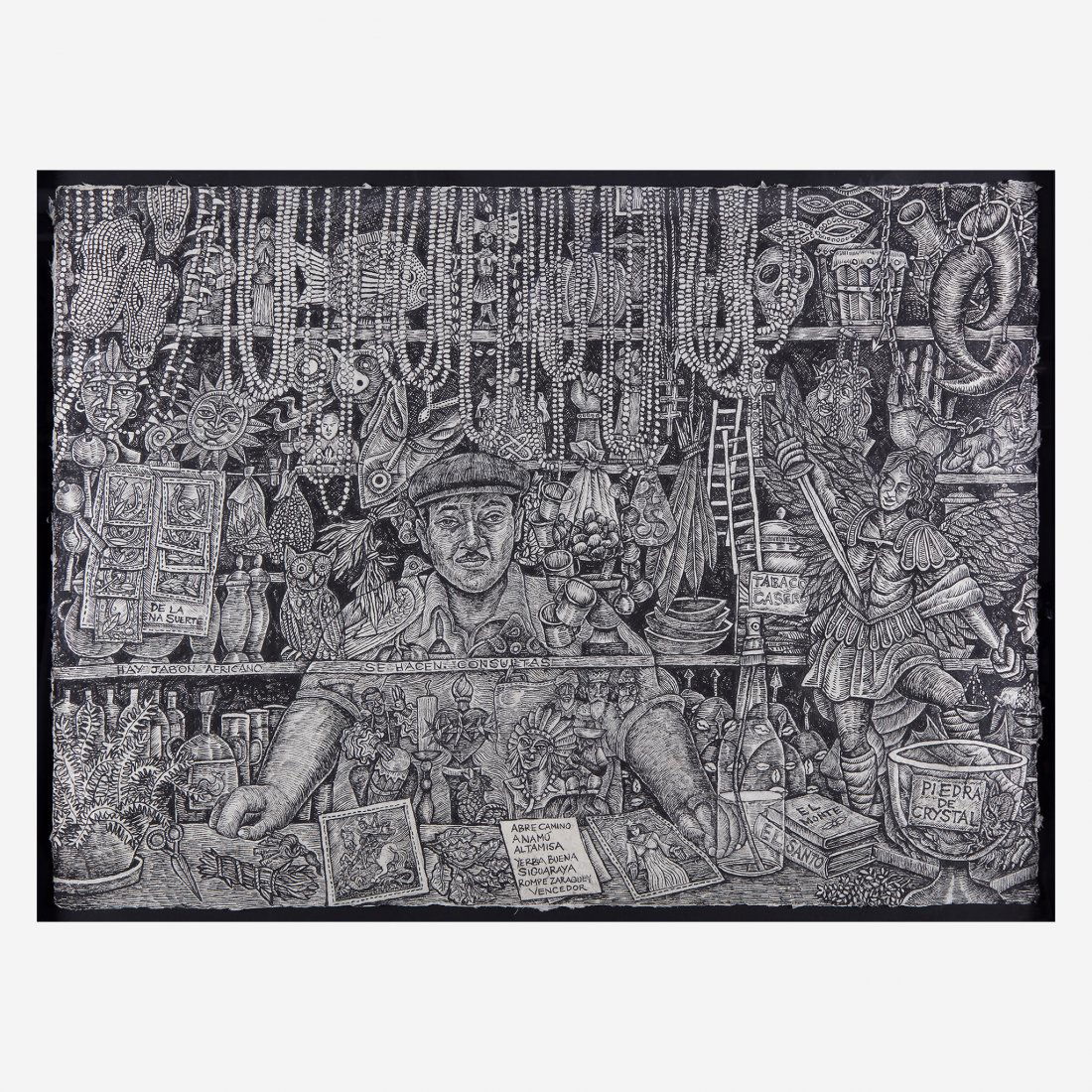 Manny Vega (American, B. 1956), Figure in a Stall (1 of 1)