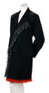 A Yohji Yamamoto Black Wool Coat, Size S.