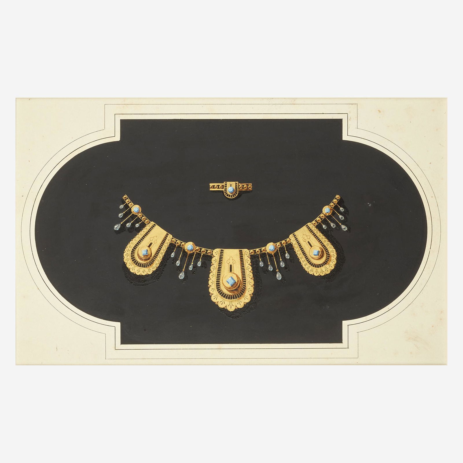 A collection of ten gouache paintings, circa 1860's (1 of 10)