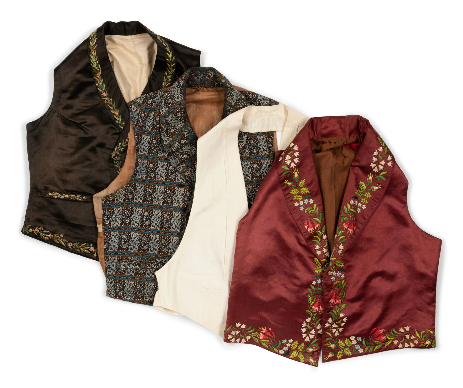 Four Men's 19th Century Waistcoats/Vests (1 of 18)