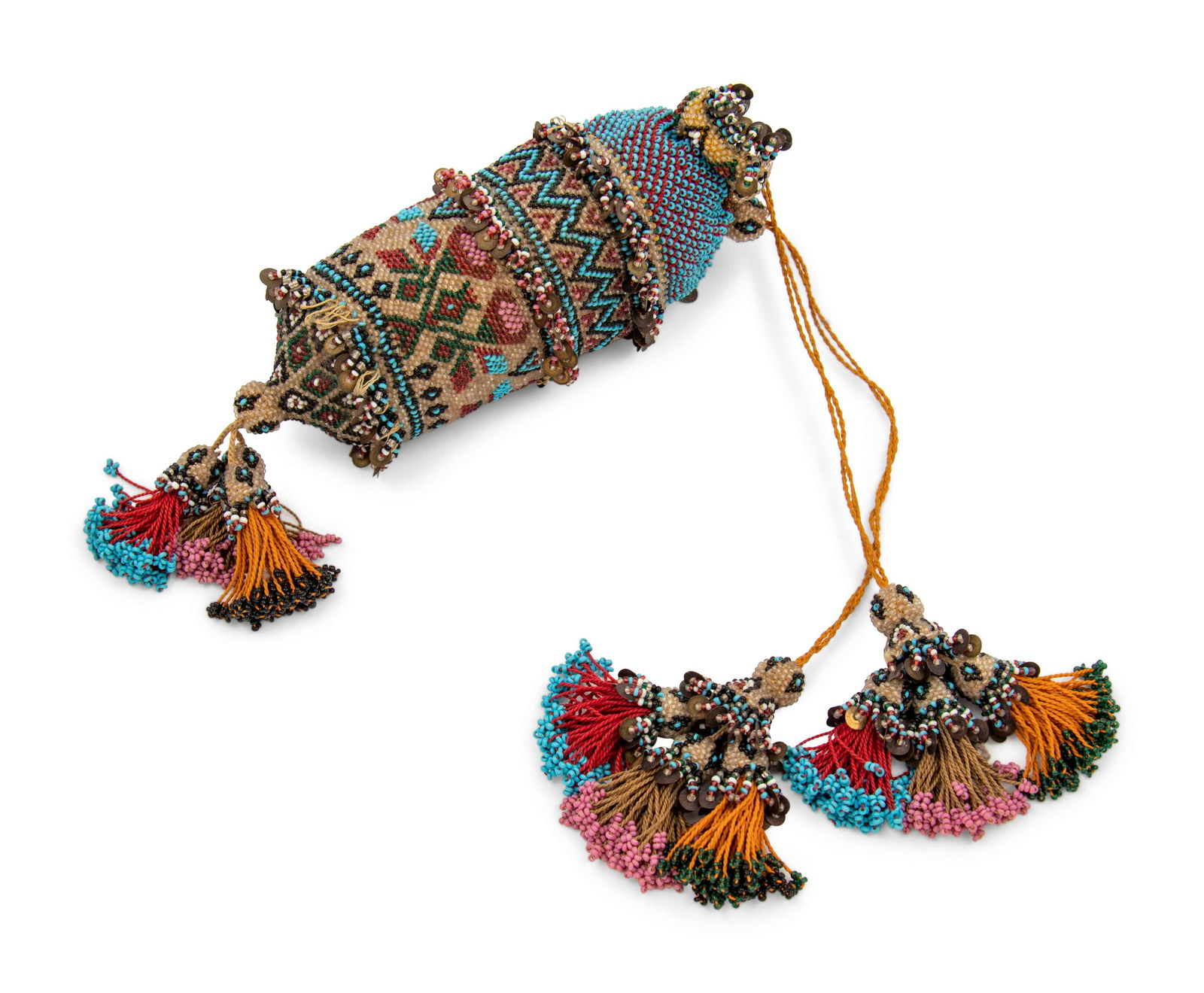 Glass Bead Reticule, 19th Century (1 of 5)