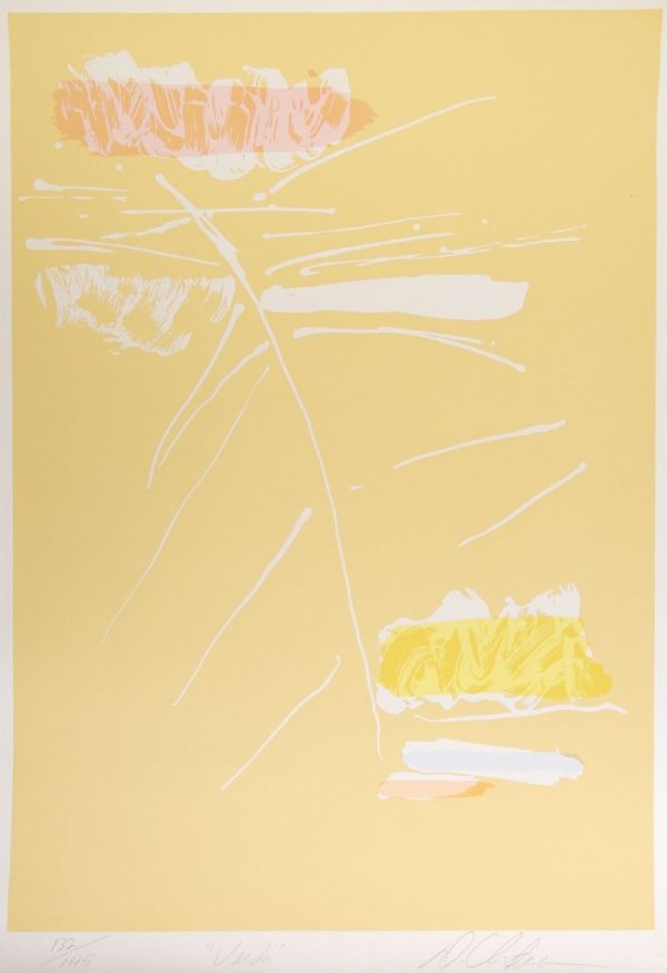 Dan Christensen, (American, 1942-2007), Veeda: Dan Christensen (American, 1942-2007) Veeda serigraph edition 132/145, signed (lower right) 38 1/4 x 27 inches.