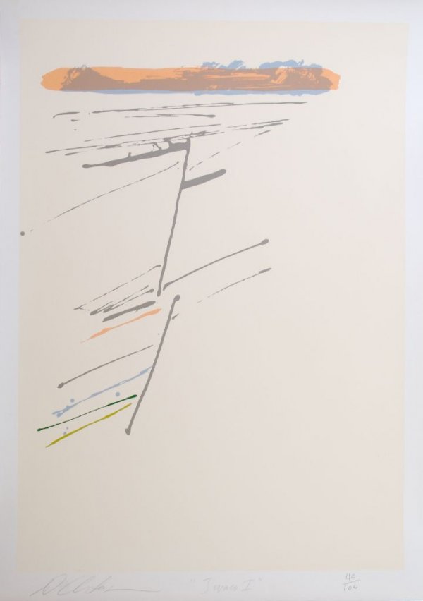 Dan Christensen, (American, 1942-2007), Jivaro I: Dan Christensen (American, 1942-2007) Jivaro I serigraph edition 49/100, signed (lower left) 38 1/4 x 27 inches.