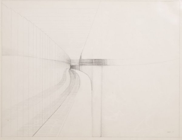 Dorothy Cantor, 20th century, Union Square, 1958: Dorothy Cantor 20th century Union Square, 1958 graphite on paper signed (lower right) 9 3/4 x 12 3/4 inches.