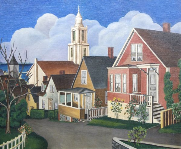 Adelaide Morris, (American, 1881-1974), Provincetown, 1: Adelaide Morris (American, 1881-1974) Provincetown, 1931 oil on canvas signed and dated (lower right) 20 x 24 inches.