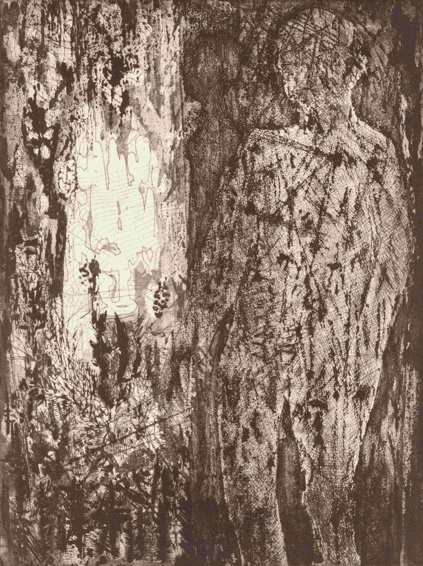 Germaine Richier (French, 1904-1959) Untitled, c. 1950: Germaine Richier (French, 1904-1959) Untitled, c. 1950 etching and aquatint each signed in pencil Each: 15 x 11 1/4 inches.