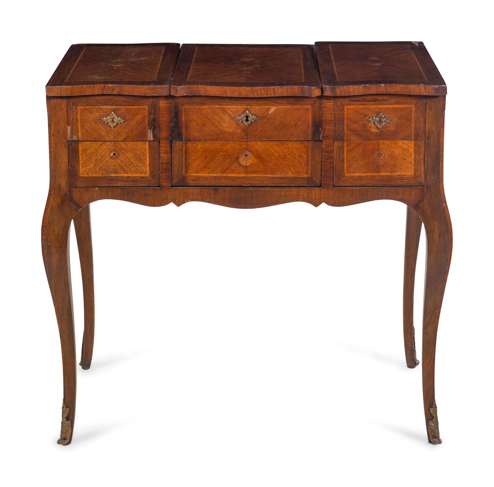 A Louis XV Style Inlaid Walnut Poudreuse (1 of 2)