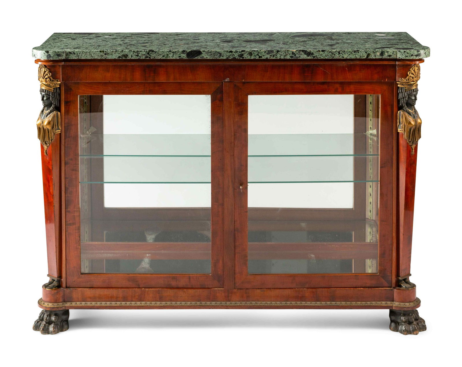 An Empire Egyptian Revival Style Gilt and Patinated (1 of 5)