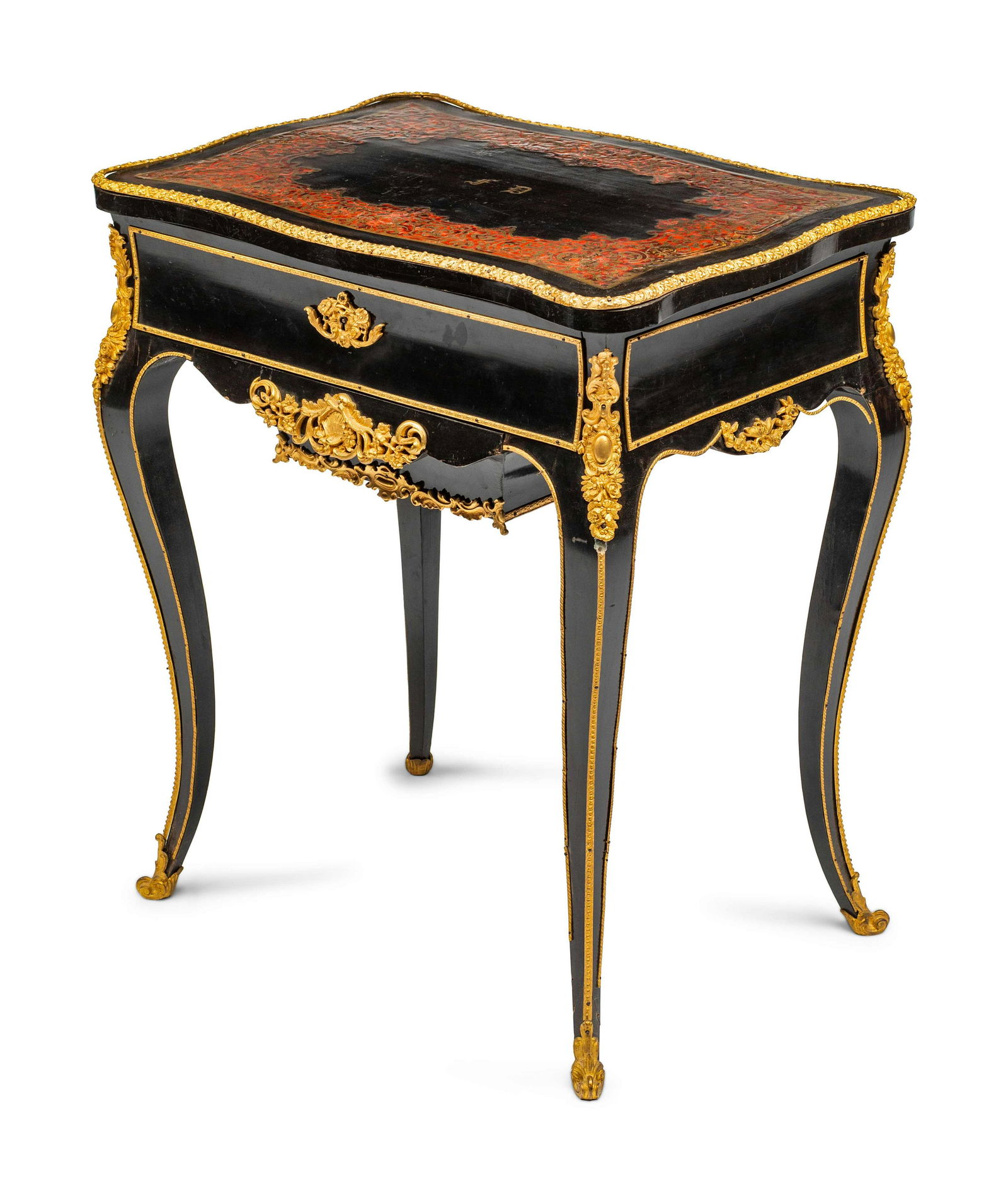 A Napoleon III Gilt Bronze Mounted Boulle Marquetry (1 of 5)