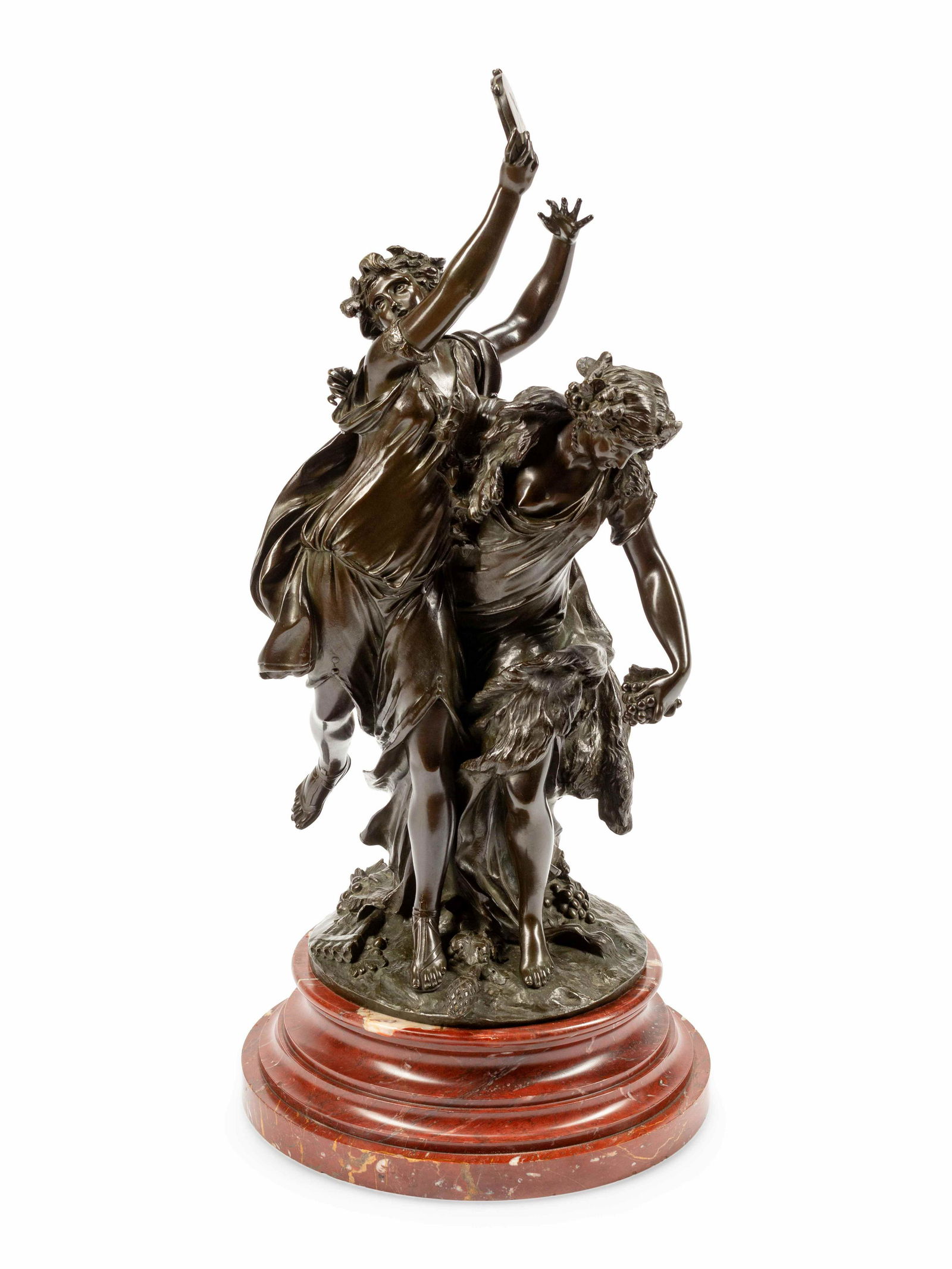A French Bronze Figural Group After Claude Michel (1 of 5)