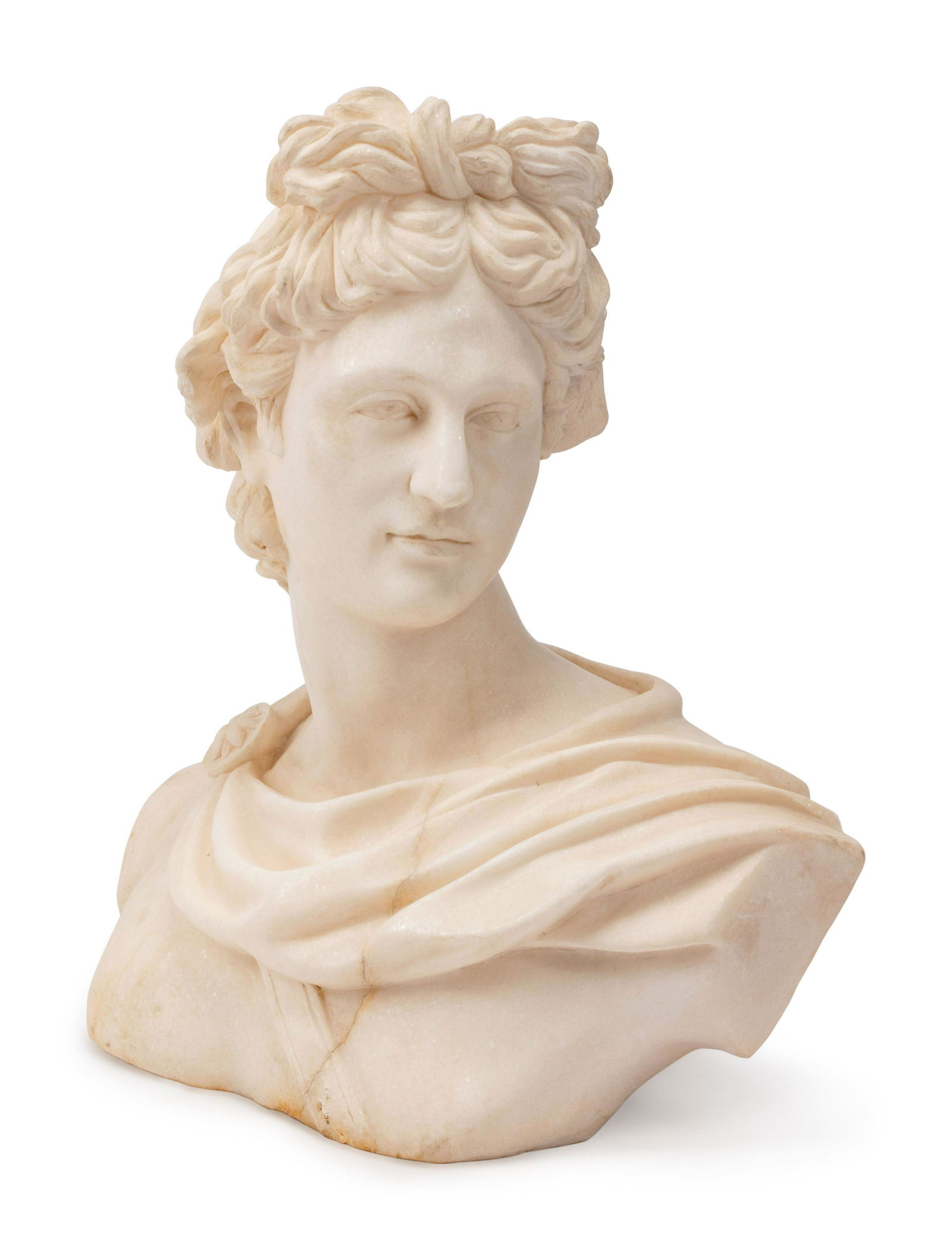 An Italian Marble Bust of Apollo (1 of 4)