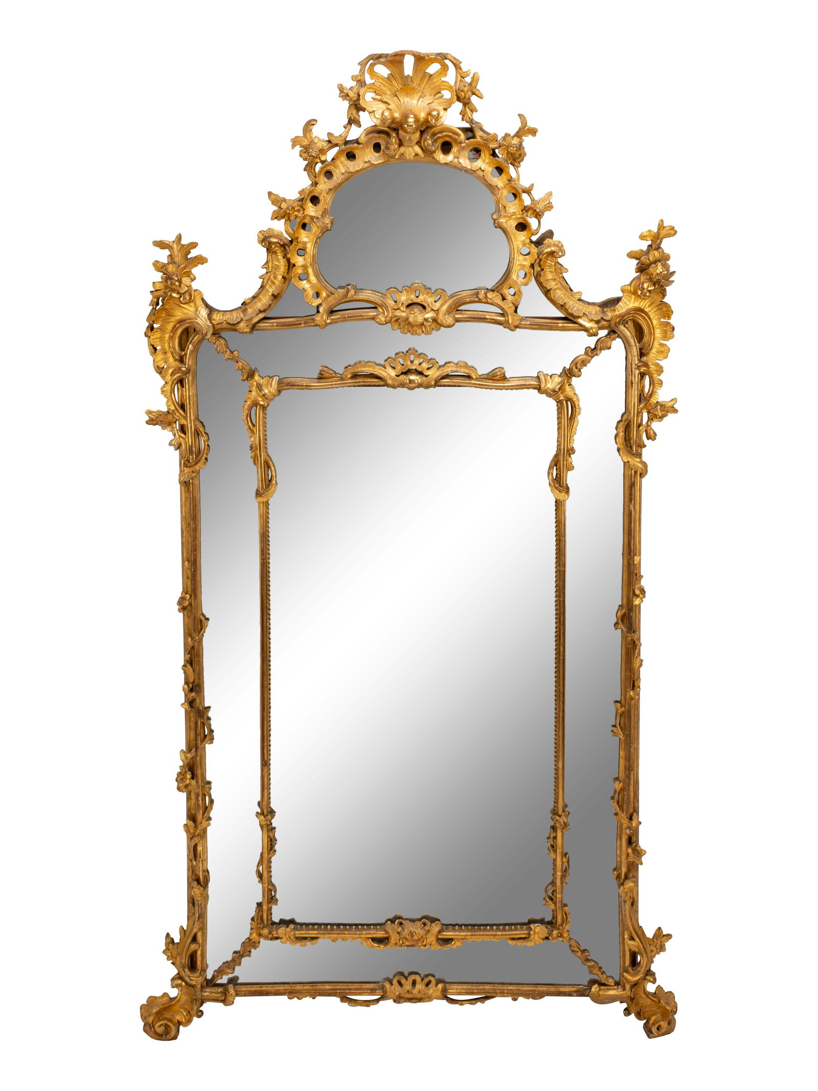 An Italian Rococo Giltwood Mirror (1 of 5)