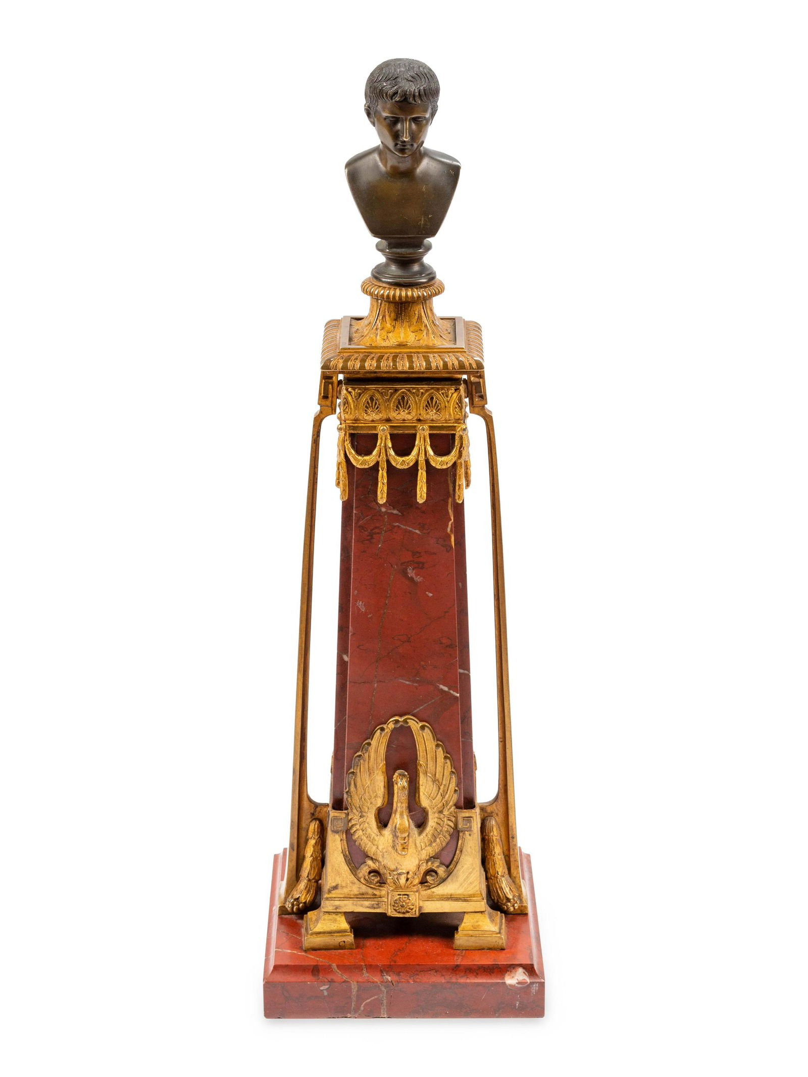 A Grand Tour Bronze and Patinated Metal Mounted Marble (1 of 5)