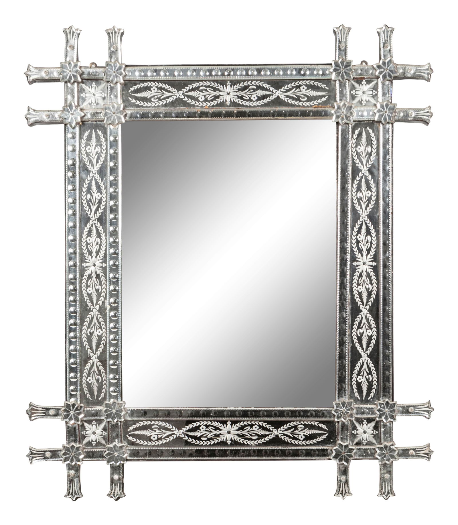 A Venetian Etched Glass Mirror (1 of 3)