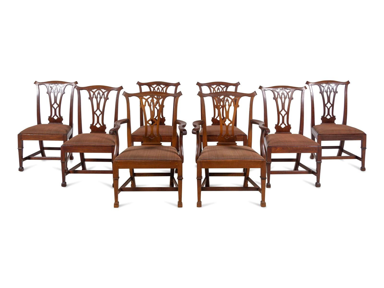 A Set of Eight George III Mahogany Dining Chairs in the (1 of 3)