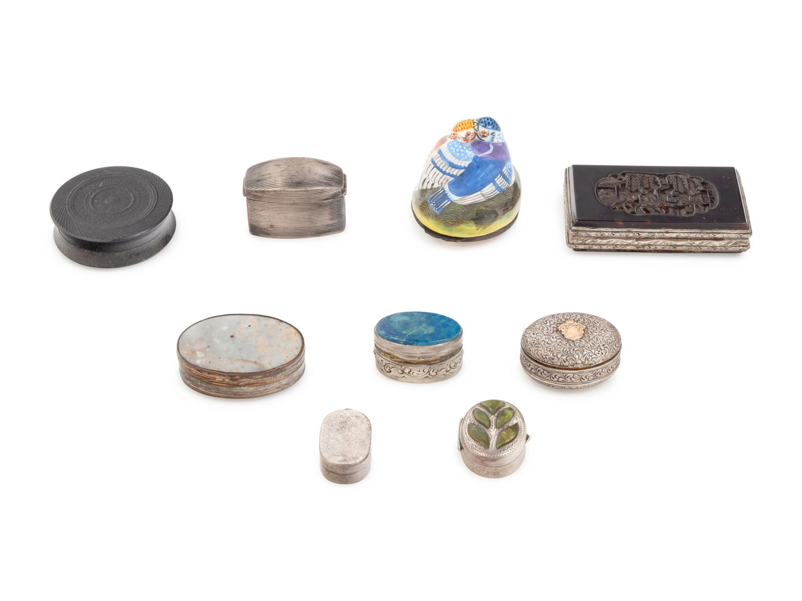 A Collection of Nine English and Continental Boxes (1 of 3)