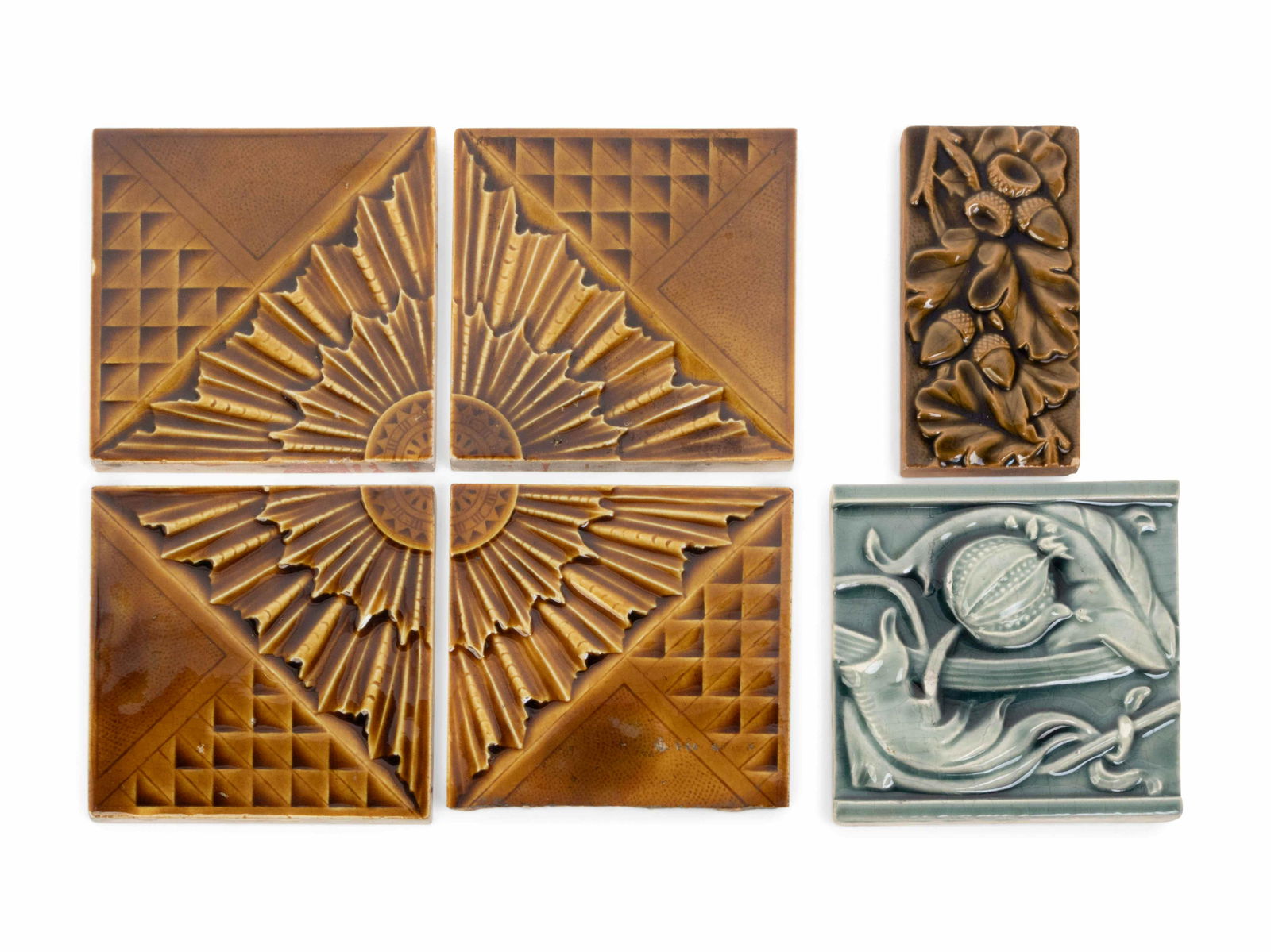 A Group of Six United States Encaustic Tile Co. 'High (1 of 2)