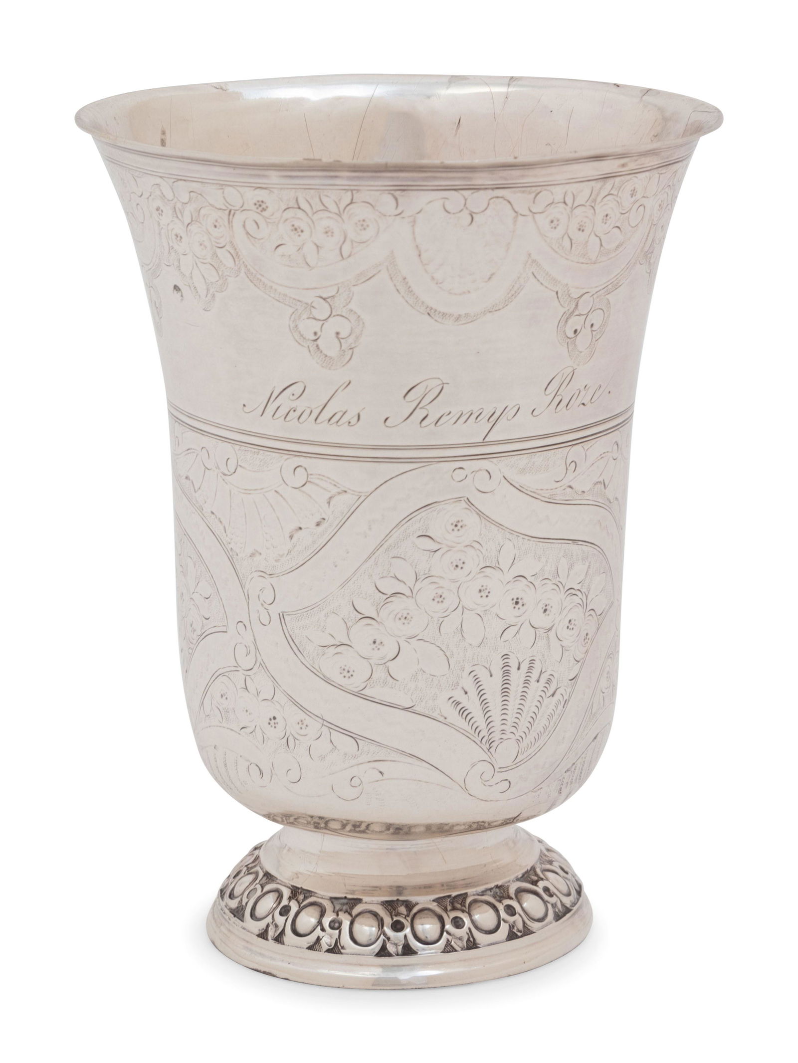 A French Ancien Regime Silver Tumbler (1 of 3)