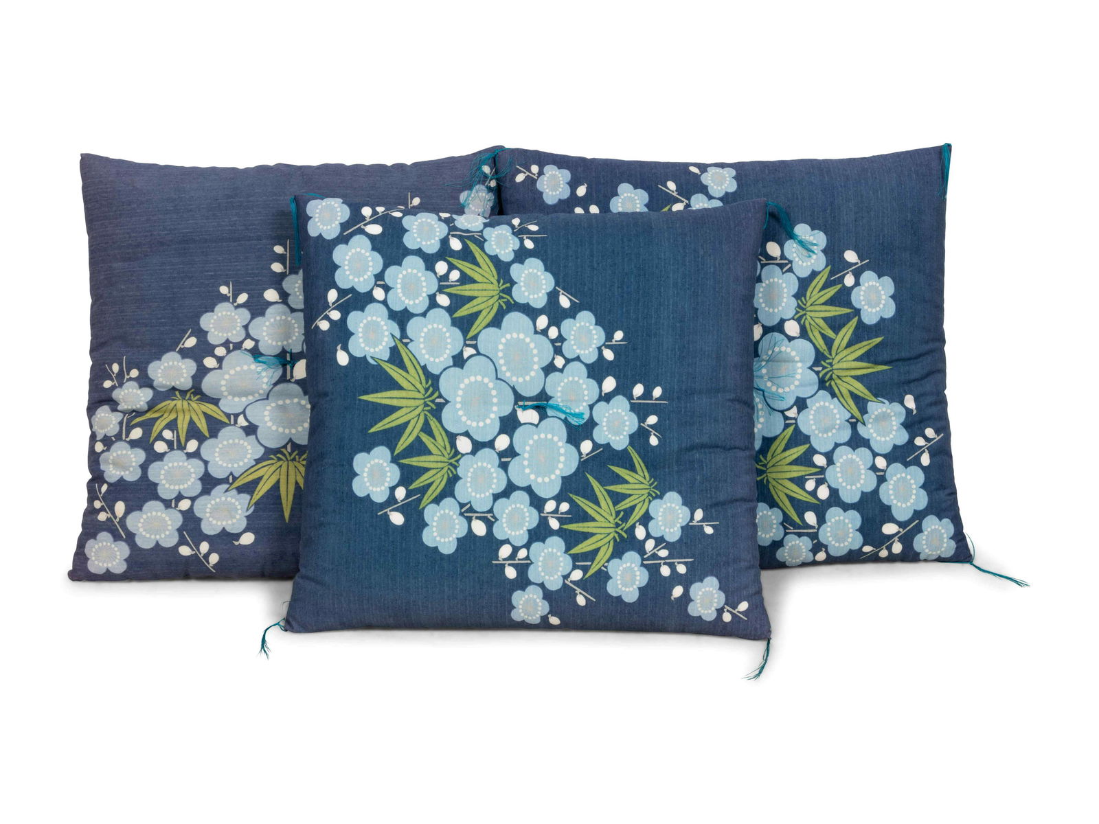 A Group of Three Upholstered Throw Pillows (1 of 3)