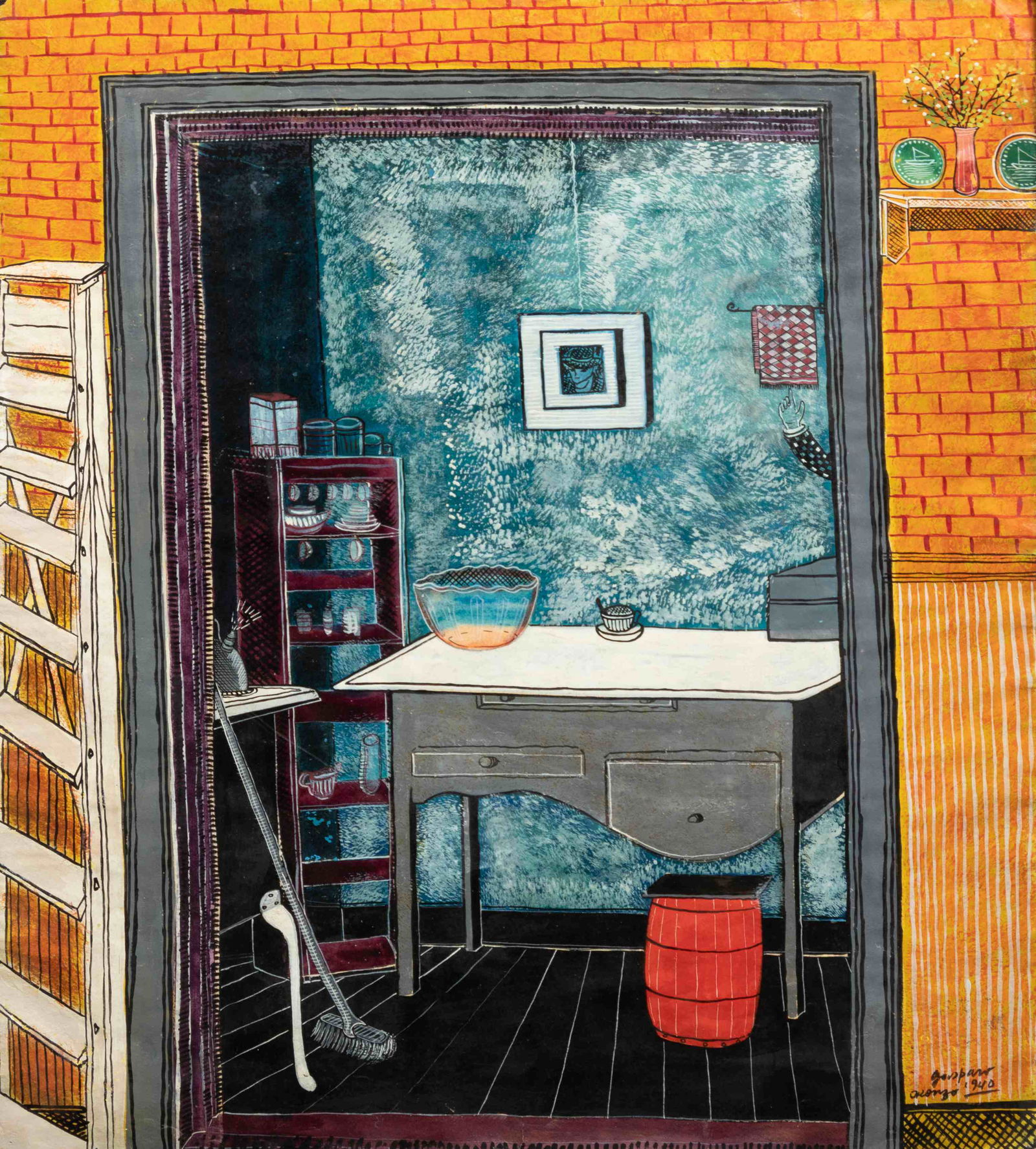 Oronzo Vito Gasparo (American, 1903-1969) Untitled (1 of 4)