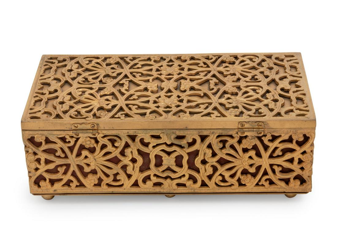 A French Gilt Bronze Table Casket (1 of 2)