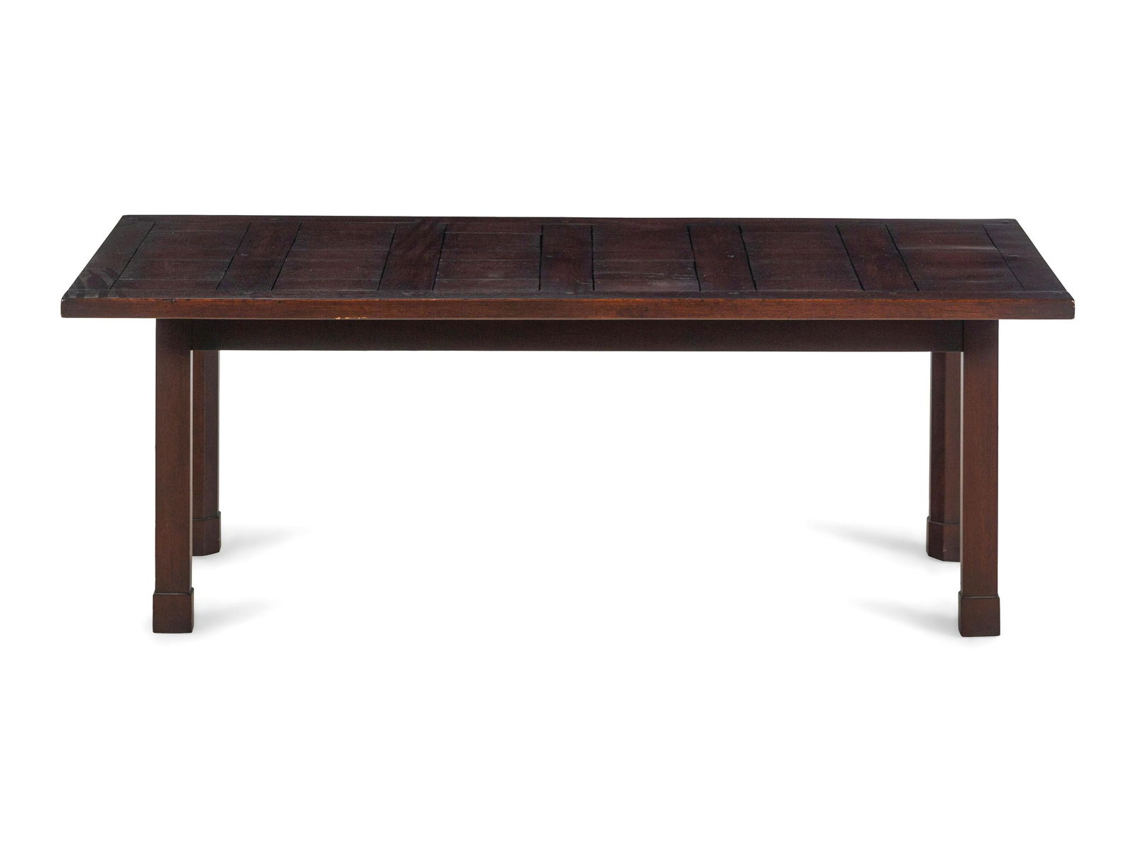 A Rustic Style Oak Low Table (1 of 2)