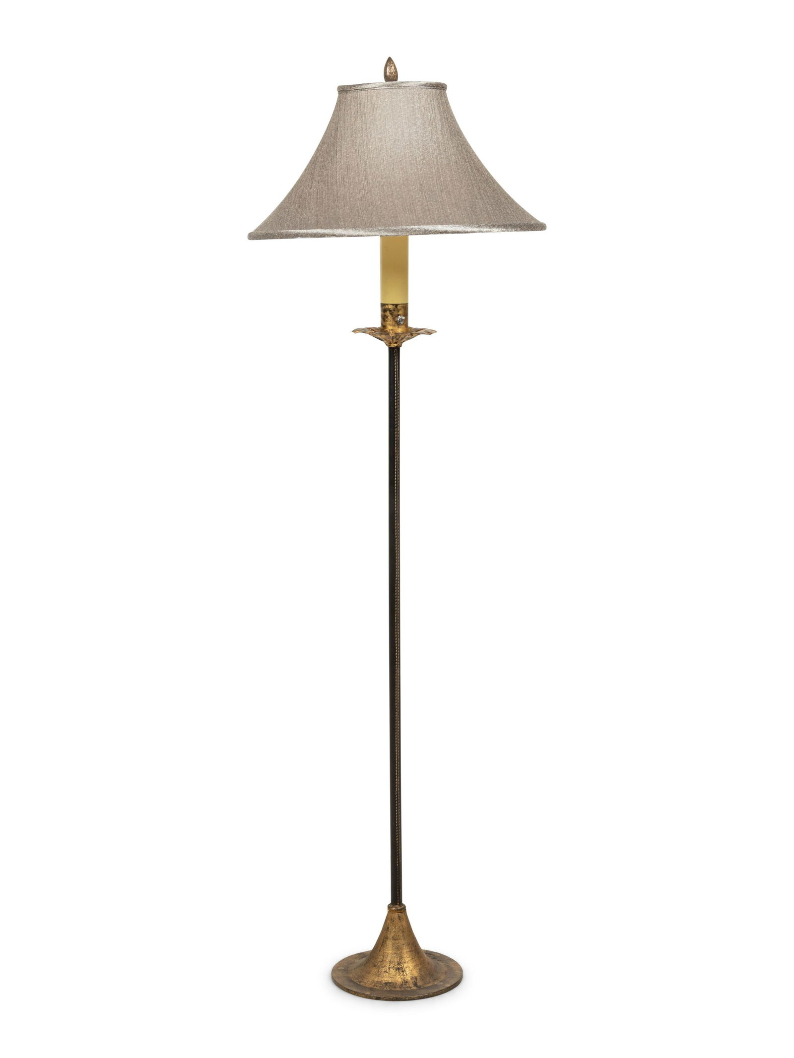 A Gilt Tole Floor Lamp (1 of 3)
