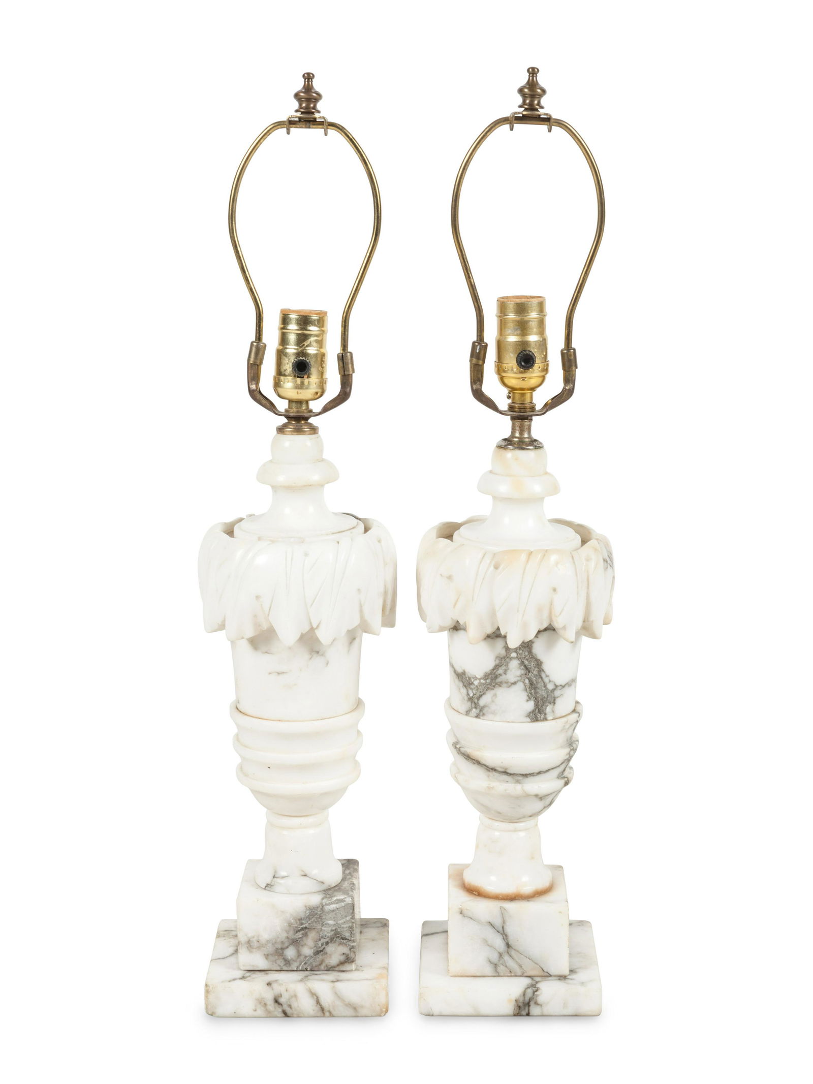 A Pair of Italian Alabaster Lamps (1 of 5)